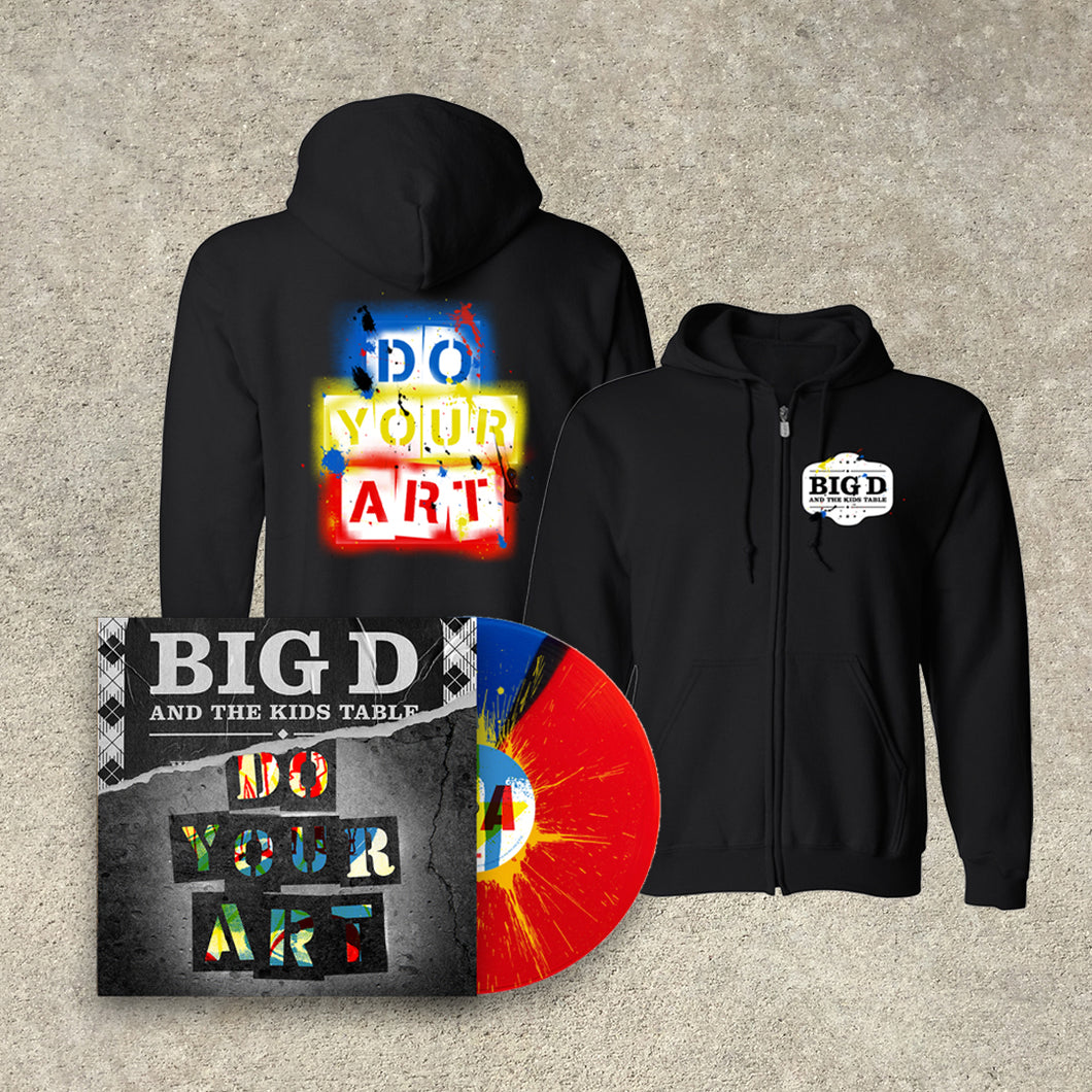 Big D and the Kids Table - DO YOUR ART LP + Hoodie Bundle
